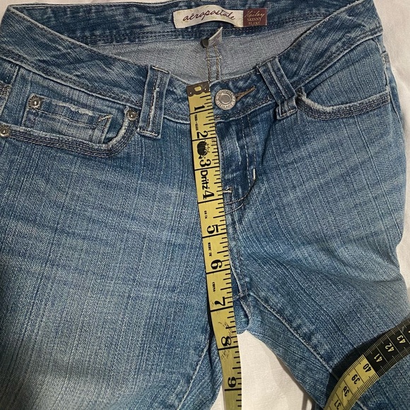 Aeropostale denim jeans Hailey skinny flare size 0 - Picture 4 of 7